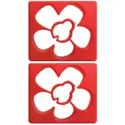 2PK Tovolo Ladybug/Flower Sandwich Shaper/Cutting Toast/Bread/Slice/Cutter/Shape