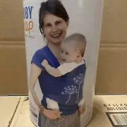 Lotta Jansdotter Moby Wrap Cloth Baby Child Carrier Florine Flower 8-35 Lbs