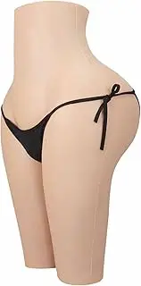 [CRODRES] Huge Silicone Butt Enhance Panty Crossdresser Butt Shaper Control Shorts Realistic Vagina Panties for Transgender Cosplay