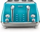 De'Longhi Icona Capitals 4 Slice Toaster CTOC4003.AZ, Reheat,