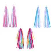 3 Pcs Grips Sparkle Ribbon Kids Scooter Ribbon Kids Scooter Streamers