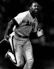 Dave Winfield California Angels runs 1990s Old Photo