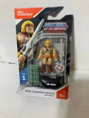 Mega Construx Heroes Series 1 Masters of the Universe He-Man Action Figure
