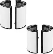 2 in 1 Glass HEPA+ Carbon Filter Replacement for Dyson Air Purifier DP04 TP04 TP05 TP06 TP07 TP7A TP08 TP09 HP04 HP05 HP06 HP07 HP09 PH01 for Dyson Pure Cool and Pure Hot + Cool Air Purifier (2 Pack)