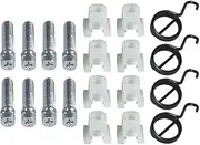 RLB-HILON Headlight Adjuster Kit Screws Springs Compatible with Chevy C10 C20 C30 K10 K20 K30 Pickup Suburban 1963 to 1968, for GMC C15 C25 C35 K15 K25 K35 C1500 C2500 C3500 K1500 K2500 K3500 63 to 68