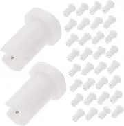 100Pcs Stainless Steel Sealer Accessories Glue Bottle Needle Nozzle Glue Bottle Sealer Supplies Plastic Bottle Glue Bottle Storage Bag Nozzle Glue Eyelash