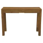 Amsterdam 2 Drawer Desk - Light Pecan