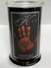 Kringle Candle “NIGHTMARE" Halloween ”2-wick 22 oz. Large Jar NEW UNUSED