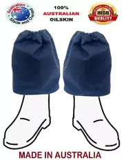 Oilskin Wellington Over Boots Gumboot Socks Weatherproof Sock Protector