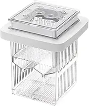 JISADER Fish Nursery Box Isolation Case Fishtank Breeder Fish Tank Divider for Fish to Incubate Egg, White