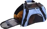 SUPVOX Portable Pet Carrier Bag with Zipped Entry and Adjustable Straps for Dog Carrying