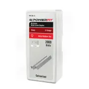 PowerFit 16mm 80 Series Wide Crown Galvanised Staple - 2000 Pack Staples