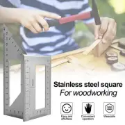 Aluminum Alloy Saddle Layout Square Gauge 3D Miter Scriber Template Tool
