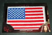 2018 Benchwarmer TIFFANY TAYLOR Hot For Teacher SUPER FLAG Red Foil #1/1 PLAYBOY