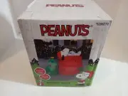 Gemmy 4.5 Peanuts Snoopy Scene Airblown Inflatable Christmas Yard Decoration New