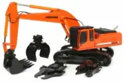 Conrad 2921.15 Liebherr R 954 C Excavator Metal Tracks MCW "ORANGE" 1:50 "NEW"