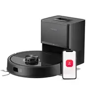 Roborock Q7T+ Plus Robotic Vacuum Cleaner w/ 10,000Pa Suction Power - Black
