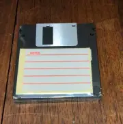5 Pack Sealed Unbranded Diskettes Floppy Disks
