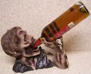 Wine Bottle Holder Seasonal Halloween Sculpture Elixir of the Undead NEW