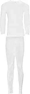 [Heat Stoke] Kids Thermal Skins Set Long Sleeve Top and Long Johns Leggings, Boys Girls Base Layer.