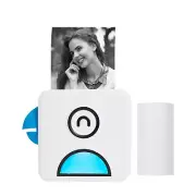 Portable Inkless Bluetooth Printer for Travel Photos For Journal Crafts 203DPI