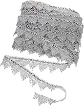 OSALADI Fringe Trim for DIY Crafting Elegant Clothes Trim and Curtain Decor Versatile Silver Sequin Lace for Clothing Dress and Tablecloth Decoration
