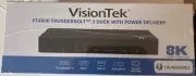 VisionTek VT4800 Thunderbolt 3 USB-C Dock Station P/N 901292 w/ Power Delivery