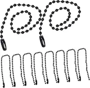[SEWACC] 50pcs Circular Bead Chain 2.4mm Printed Tag Chain Pendant for Decoration