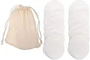 PENIKOKO 1Set Reusable Makeup Remover Pads Bamboo Fiber Facial Cleansing Pads with Cotton Mesh Bag Paper Box Face Wipes for Women for Home Travel