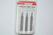 vmc tungsten 1/4oz bass drop shot weights cylinder 3 per pack