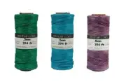 HEMP CORD 10lb 10# test 394 foot Spools Twine ~ Colored Twine ~ 0.5 mm