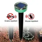 Garden Solar Powered Snake Rat Mouse Repeller Ultrasonic Pest Rodent Repellent