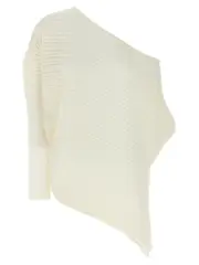 [Issey Miyake] Issey Miyake-Stream Top Bianco-Donna 2