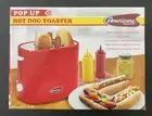 Americana Collection Red Pop Up Hot Dog Toaster & Bun Warmer ECT-304R