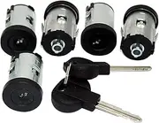 Complete Set Door Lock Barrel Set 5PCS, for Peugeot, 806 1994-2002 4162.L0 Car Door Lock Latch