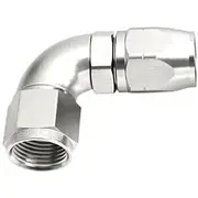Aeroflow 550 Series Cutter Full Flow Swivel 90° Hose End -20AN, AF553-20S