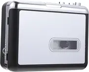 KICHOUSE Metal Cassette Tape to MP3 Converter Card Slot USB Cassette Player Digital Music Converter Easy to Carry