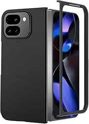RUNGOS for Google Pixel 9 Pro Fold [Slim Fit] [Nano Silky Touch Feel] [Support Wireless Charging] Sturdy Protective Case, Lightweight Thin Cover 2024