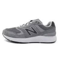 在飛比找momo購物網優惠-【NEW BALANCE】880 灰 寬楦 麂皮 真皮 網布