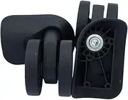 AsrMyjcx 2 Pieces Luggage Suitcase Wheels Repair Parts Mute Flexible Smooth 360 Degree Rotation Travel Trunk Casters