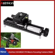 AstrHori AH-MGA170 Manual Macro Focusing Camera Slider Rail 170mm 360° Rotating