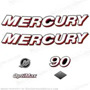 Fits Mercury 2006 90hp Optimax Decal Kit - Decals for Outboard Engines