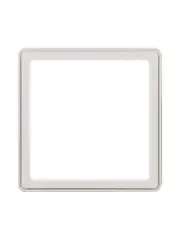 Reef 200mm Square Exhaust Fan and LED Light with 240mm Dia Cut Out in White