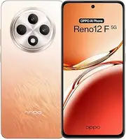 [OPPO] Reno12 F Dual-SIM 256GB ROM + 8GB RAM (GSM Only | No CDMA) Factory Unlocked 5G Smartphone (Amber Orange) - International Version