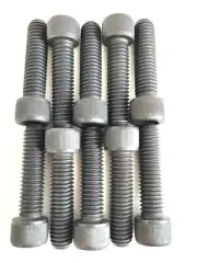 7/16-14 X 1-3/4" SOCKET HEAD CAP SCREWS BLACK HEAT TREATED ALLOY STEEL - 10 PCS