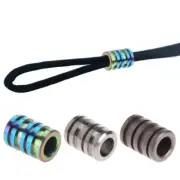 EDC Lanyard Beads TC4 Knife Pendant Knuckles Parachute Cord Beads for A