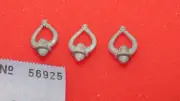 Games Workshop Warhammer 40k Chaos Space Marines Heads Bits x3 New OOP OOP 1990s