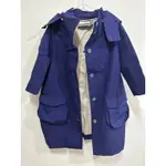 WHIPLE 紫藍色風衣外套防潑水