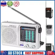 Digital Radio LCD Display Outdoor Radio SW/AM/FM Stereo Radio Telescopic Antenna