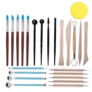 24Pcs Polymer Clay Dotting Tools Ceramics Pottery Sculpting Carving Stylus i
